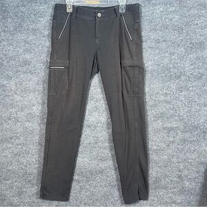 Kuhl Womens 12Reg Gray Krush Cargo Pants Slim Fit Stretch Hiking Granola Girl